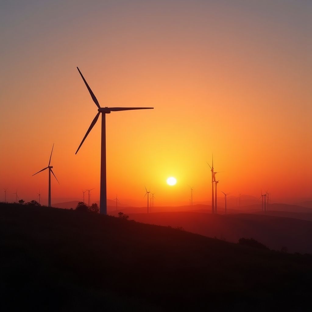 Nachhaltige Energieerzeugung durch Windräder